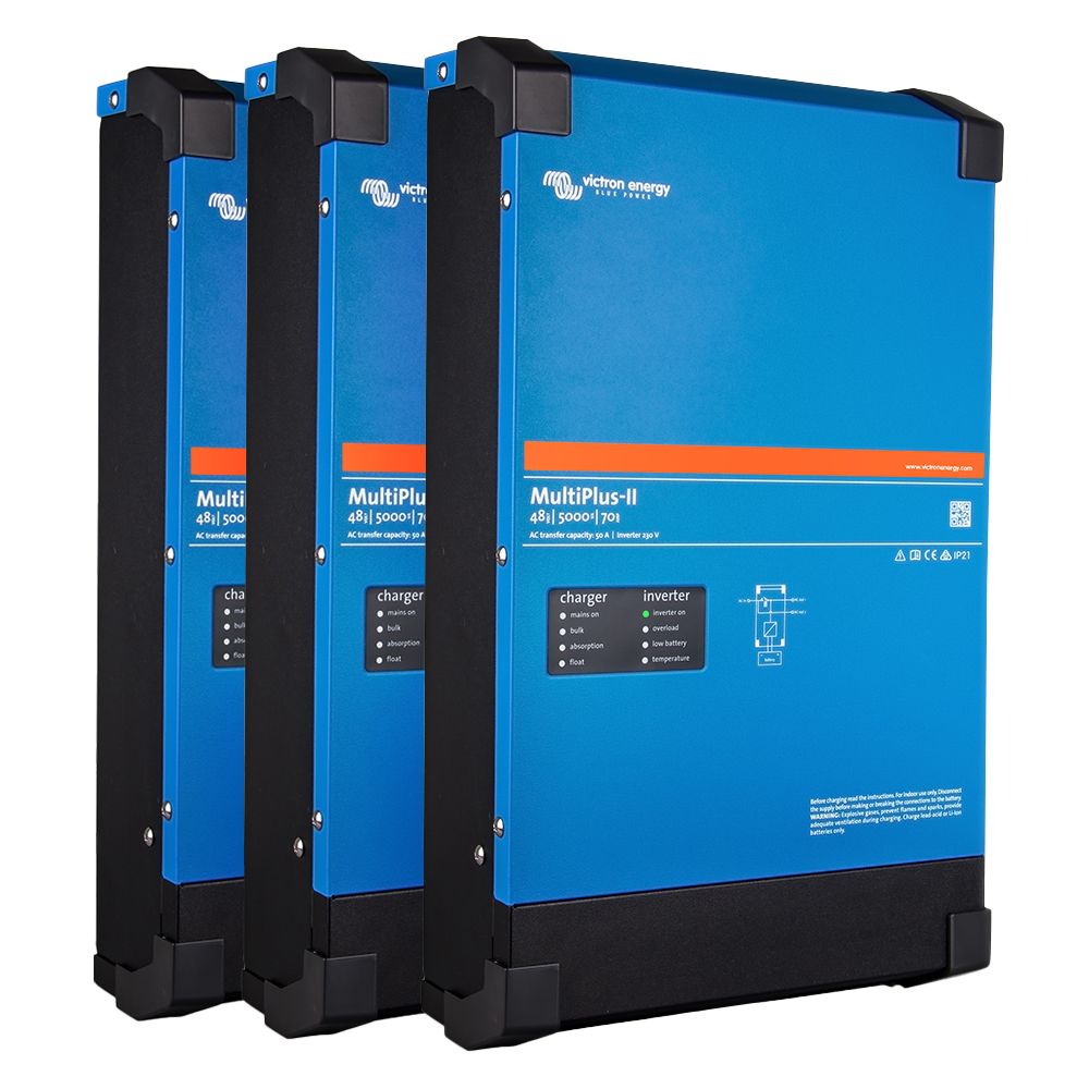 Offgridtec Backup-Kit Nachrüstsatz mit Pytes 48100R-C Akku Victron MultiPlus-II 48/5000 3-phasig 30,7 kWh mit Stromzähler