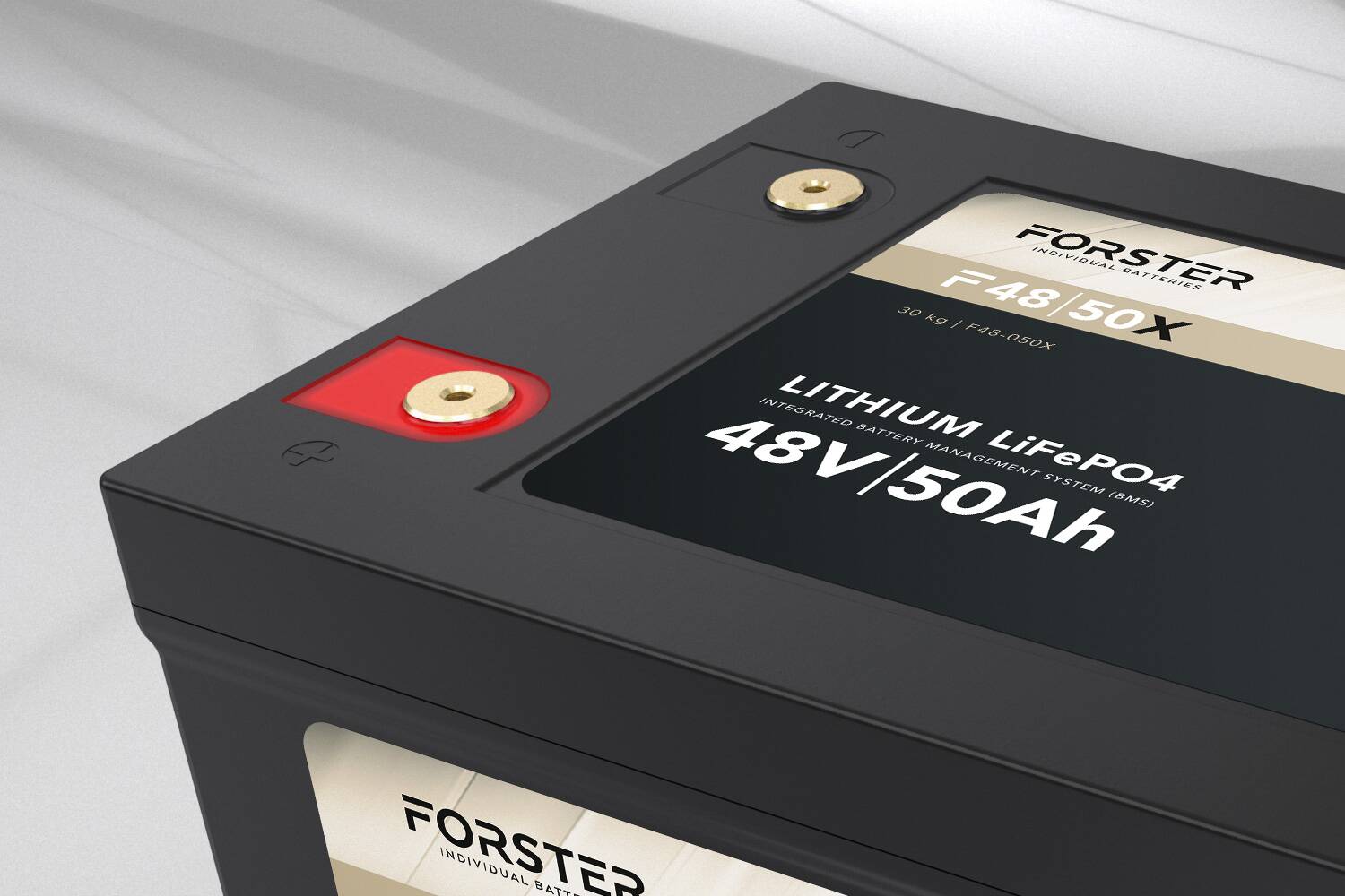 FORSTER 50Ah 51.2V LiFePO4 Premium Lithium Battery | 200A-BMS-2.0 | IP67