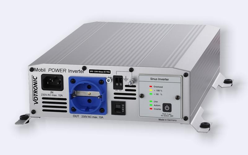 VOTRONIC 3178 Mobilpower inverter SMI 1200 ST-NVS with Schuko socket / network preliminary circuit