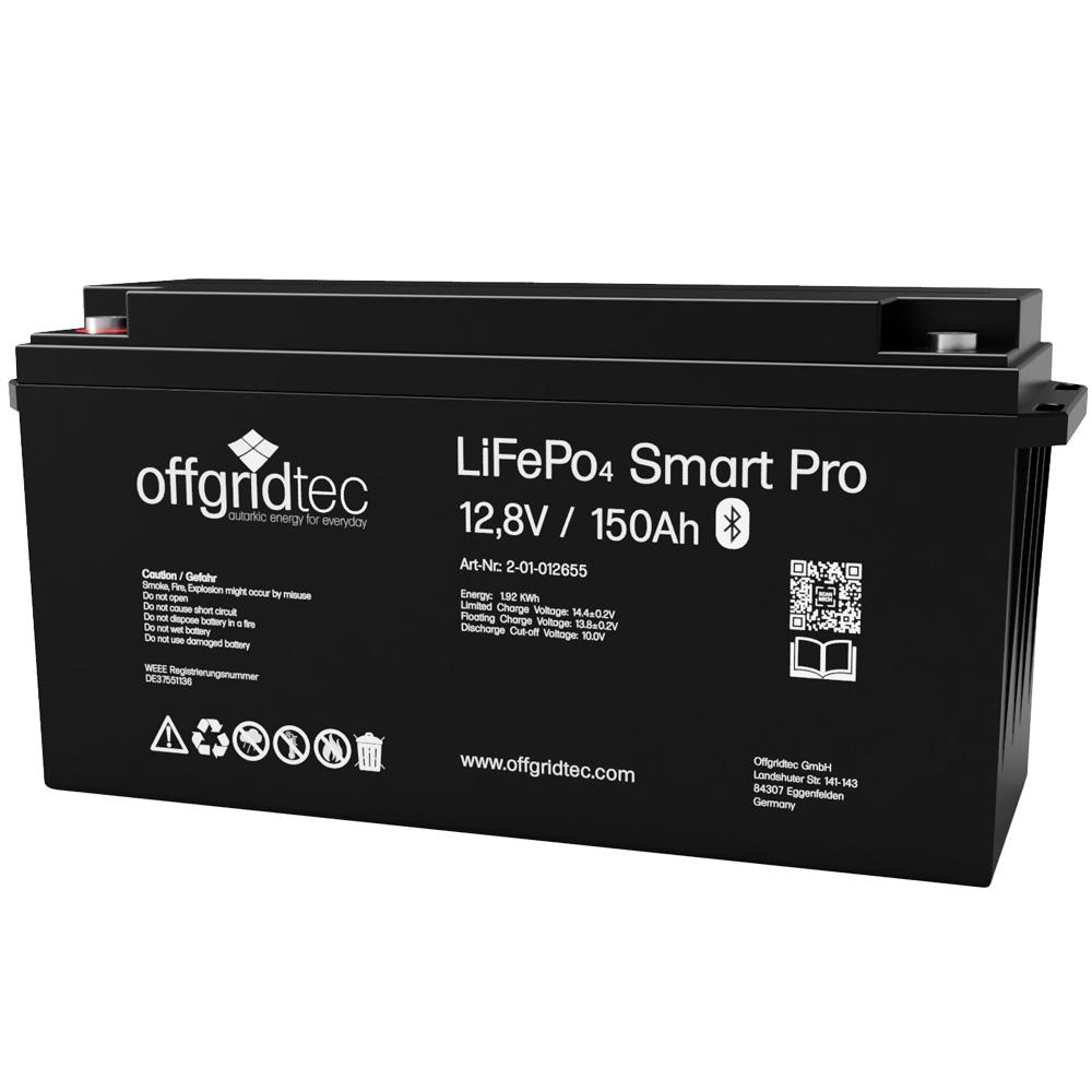 Offgridtec LiFePo4 Smart-Pro 12/150 Akku 12,8V 1920Wh 150Ah