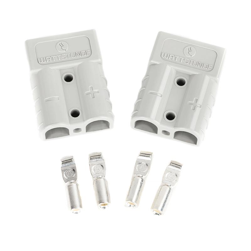 Anderson plug SB 50 gray 4-6mm² incl. contact pins