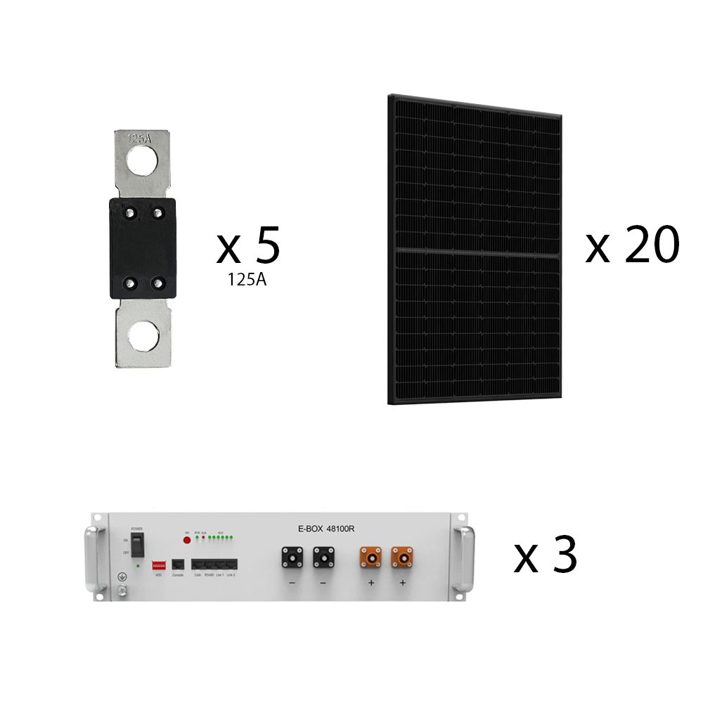 Offgridtec HomePremium S USV Solaranlage 8600Wp E-Box-48100R-C 15,4Wh 3-phasig mit Stromzähler