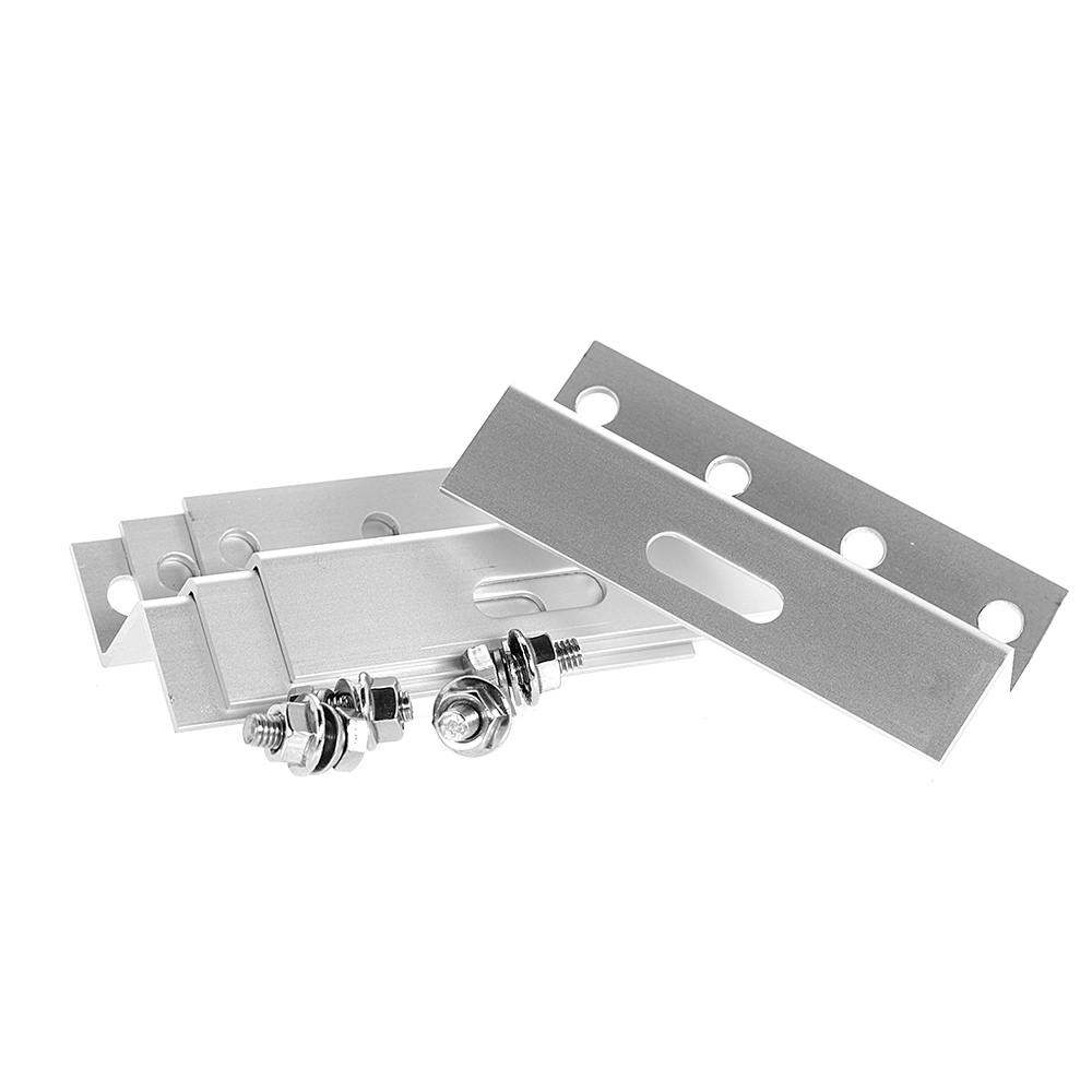 Offgridtec © 100mm aluminum holder including screws Solar module fastening