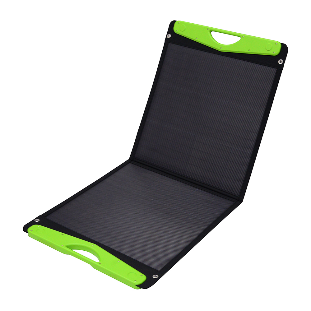 Offgridtec® 100W Hardcover Solartasche und 2x 2A USB Anschluss