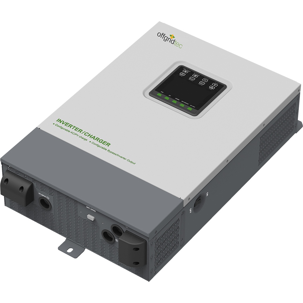 Offgridtec® IC-24/3000/100/80 combi 3000W inverter 100A MPPT charge controller 80A charger 24V 230V