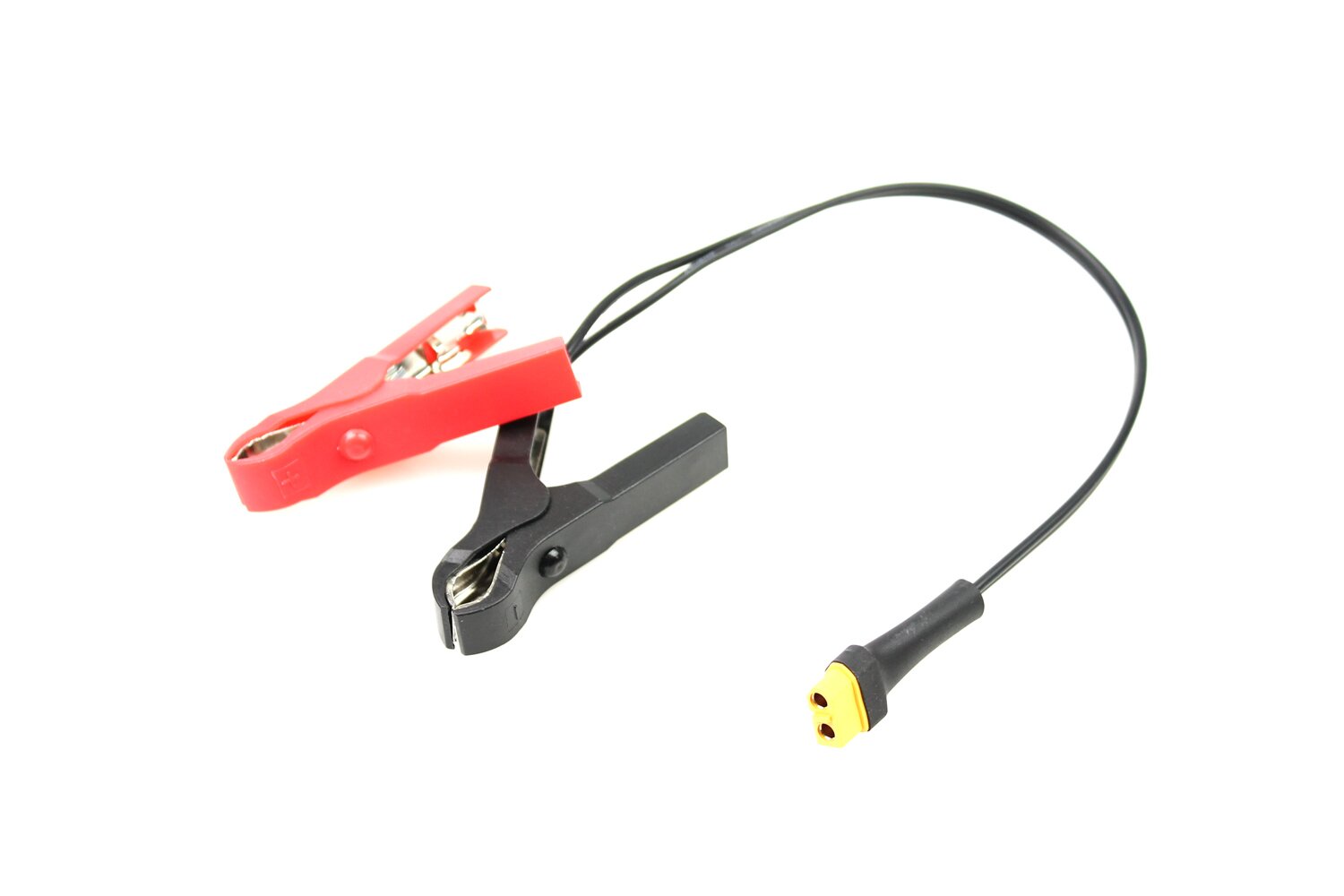 Load adapter cable with crocodile terminals on XF2 / XF3 charging clipping XT60