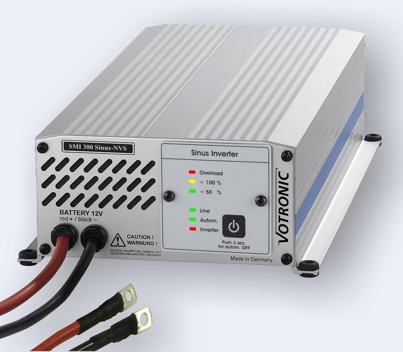 VOTRONIC 3156 Mobilpower inverter SMI 300-NVS SINUS with Schuko socket / network preliminary circuit