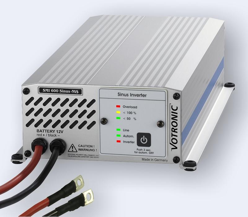 VOTRONIC 3158 MobilPOWER Inverter SMI 600-NVS mit Schuko-Steckdose / Netzvorrangschaltung