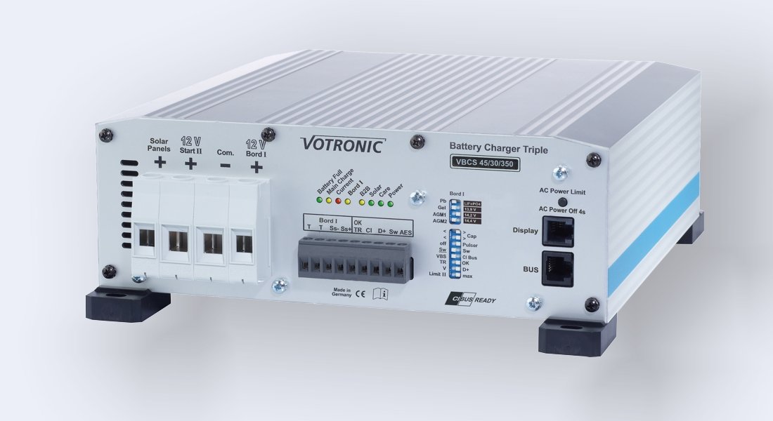 VOTRONIC 3244 VBCS 45/30/350 CI-Triple Combination Device - Charger/Regulator/Converter