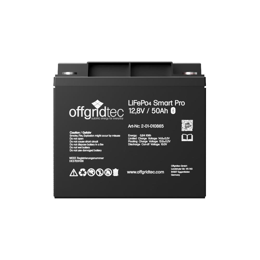 Offgridtec Lifepo4 Smart-Pro 12/50Ah battery 12.8V 640Wh