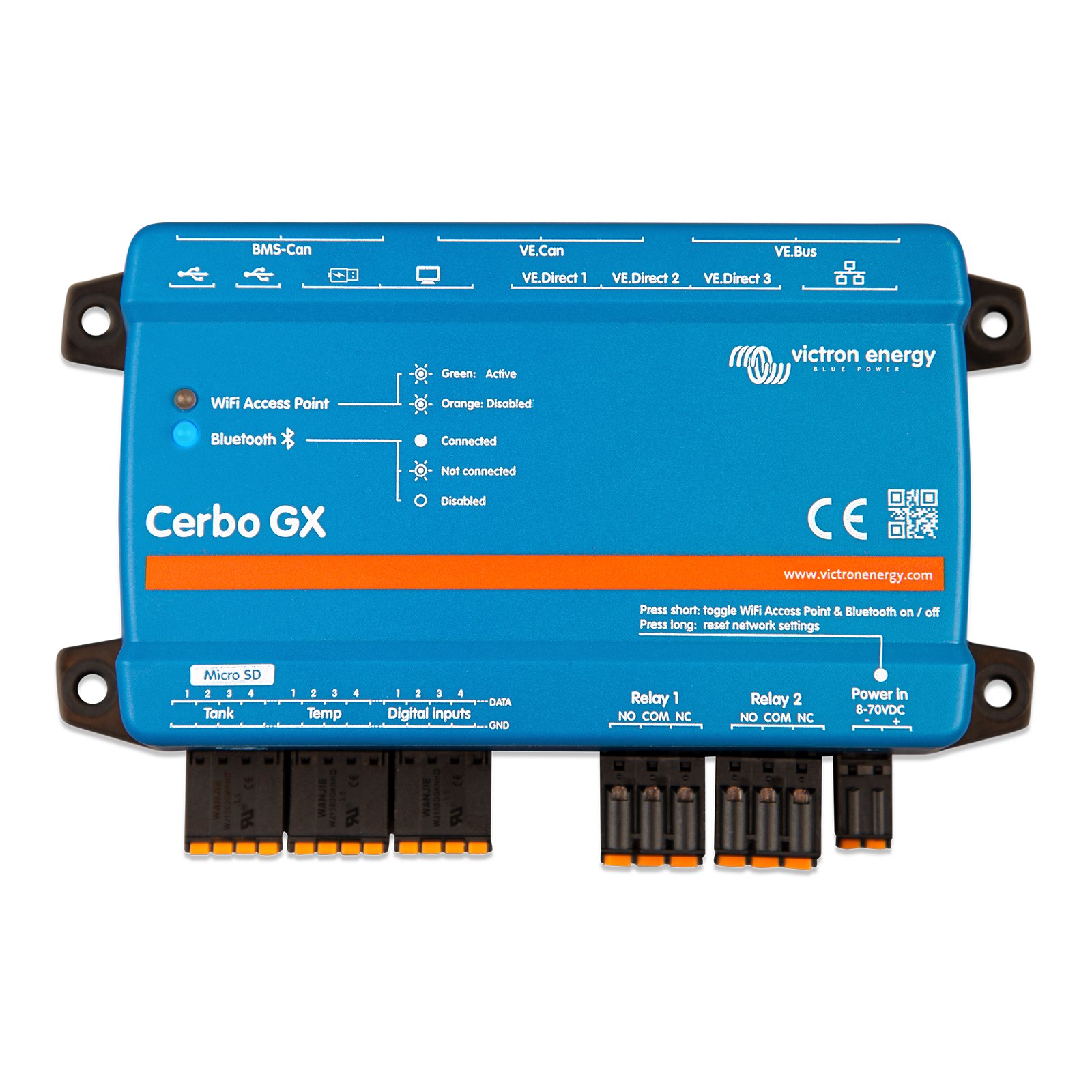 Victron Cerbo GX system monitoring