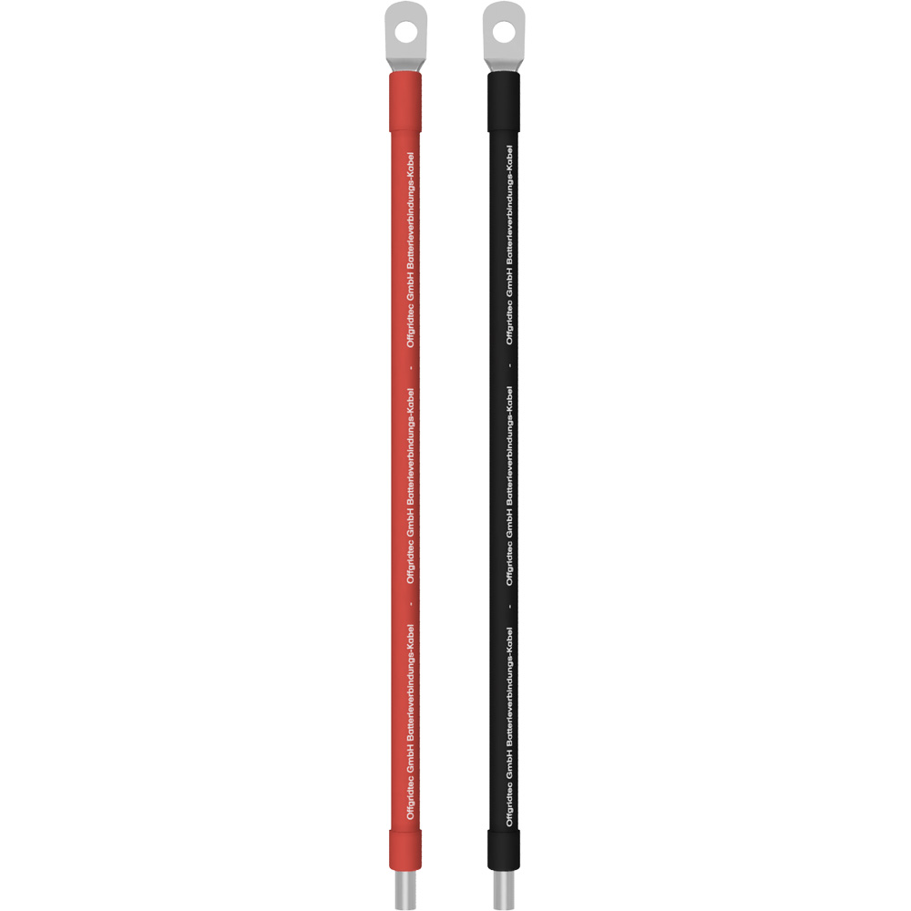 Offgridtec® 1M battery cable 25mm² M8 terminal to screw terminal connection