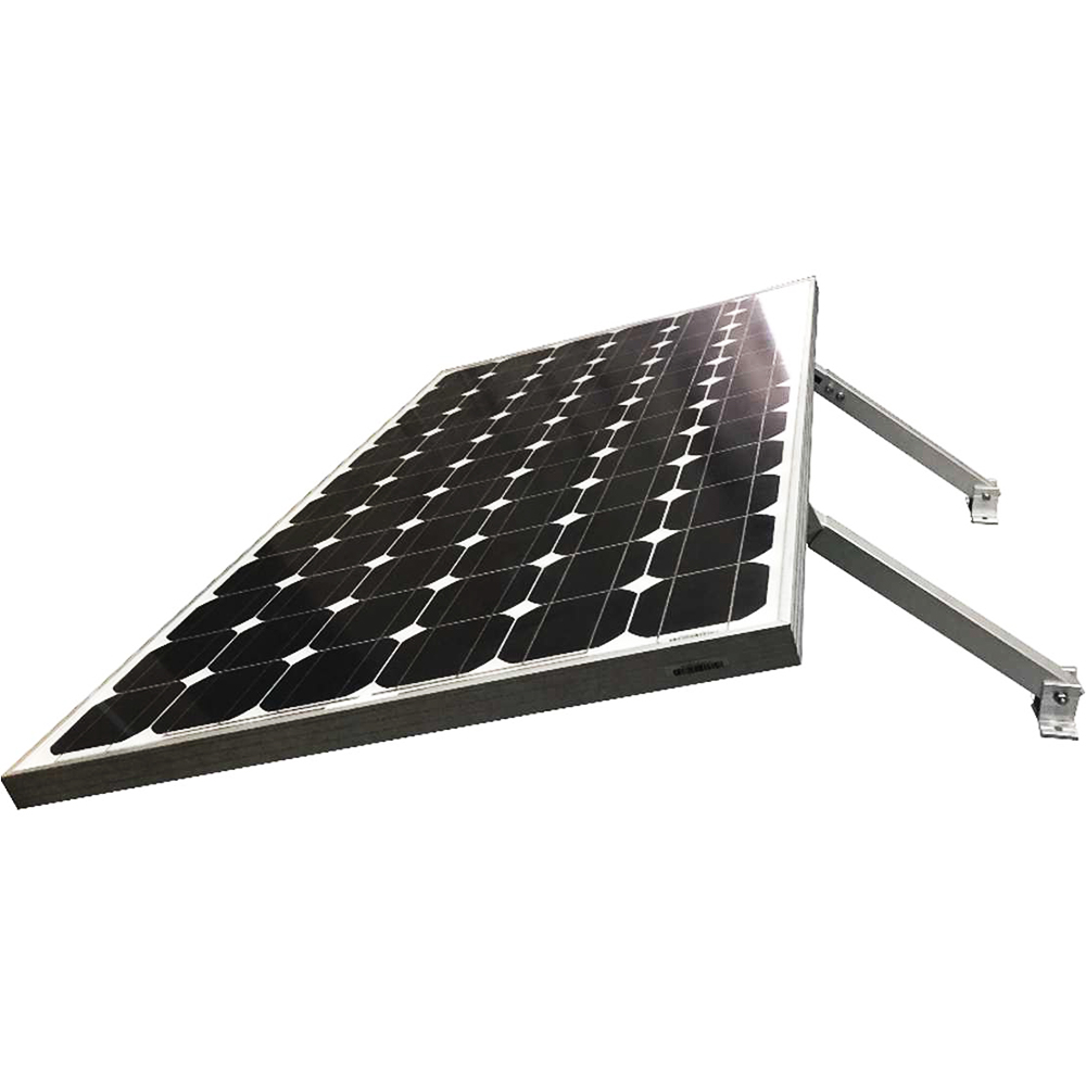 Solar module carrier for flat roof assembly adhesive 10 ° -60 °