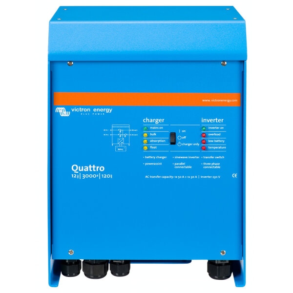 Victron Quattro 12/3000/120-50/50