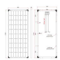 Offgridtec SPR-150 150W 44V High-End Solar Panel