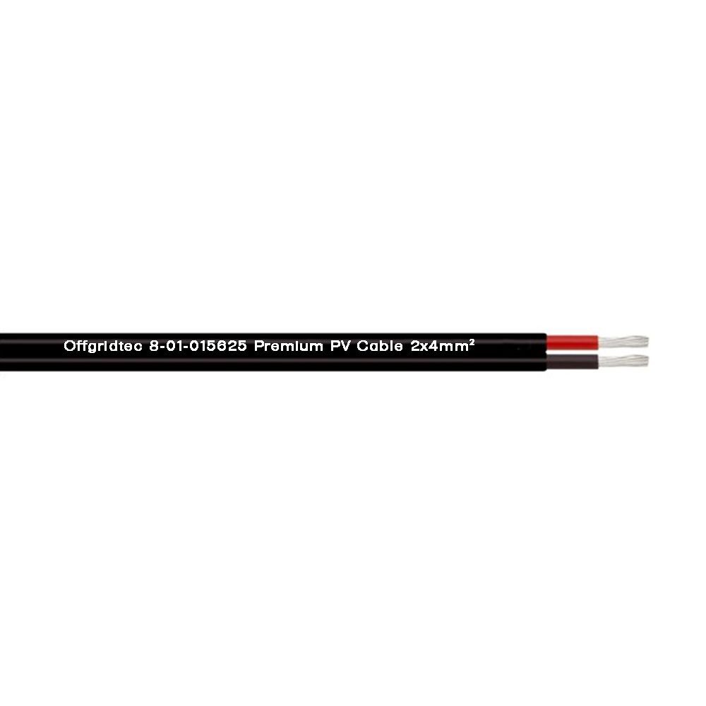Solarkabel 2x4mm² PV1-F 4mm² Zweiadriges Solarkabel Schwarz - SP