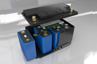 FORSTER 120Ah 12,8V LiFePO4 Premium Batterie 200A-BMS-2.1 500A Bluetooth Mess-Shunt Ducato Ford PSA VWT6 TGE 1536Wh IP67