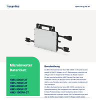 Hoymiles HMS-600-2T Microinverter Modulwechselrichter