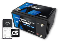 Forster CS 200Ah | 12,8V | 2560Wh | SMART POWER Lithium LiFePO4 Batterie mit Bluetooth 5.0 | integriertem 200A-400A BMS-2.1 | Heizung