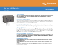 Victron 12V/90Ah Deep Cycle Gel Batterie