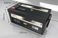 FORSTER 480Ah 12,8V Lithium LiFePO4 Premium Batterie...