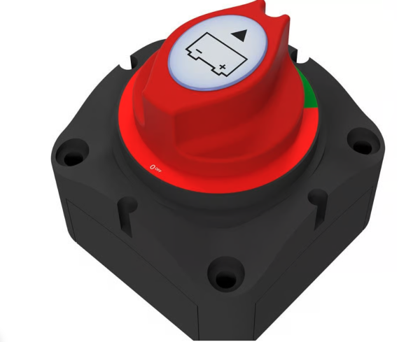 Offgridtec Batterietrennschalter Hauptschalter 12V 24V 48V 275A M10 Schraubanschluss