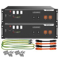 2x Pylontech US3000C LiFePO4 48V + Brackets +...