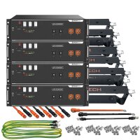 4x Pylontech US3000C LiFePO4 48V + Brackets +...