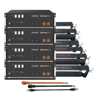 4x Pylontech US5000 LiFePO4 48V + Brackets + Anschlusskabel 19,2kWh Speicherpaket