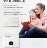 Growatt MOD 12KTL3-HU 12kW Hybrid-Wechselrichter 3-phasig