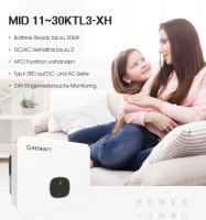 Growatt MID 17KTL3-XH 17kW Hybrid-Wechselrichter mit AFCI...