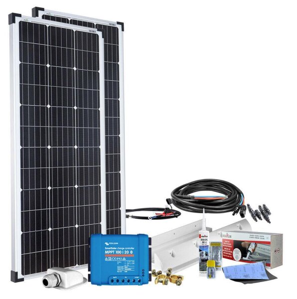 Offgridtec mPremium+ L 200W 12V MPPT Caravan Solaranlage
