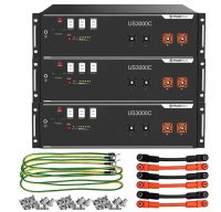 3x Pylontech US3000C LiFePO4 48V + Brackets +...