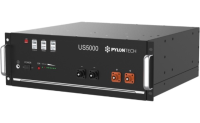 Pylontech 3x US5000 LiFePO4 Batterie 14,4kWh mit Wechselrichter-Anschlusskabelset und Batterieschrank