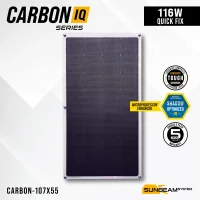 SUNBEAMsystem Carbon IQ 116W für Bimini  (Quermontage)