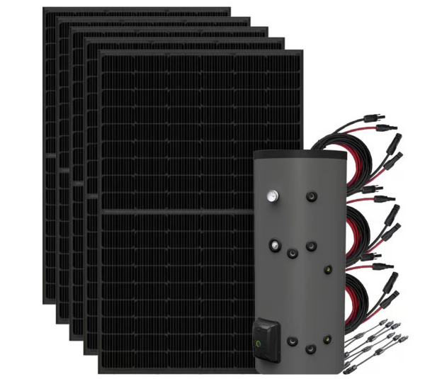 2,25kWp Solaranlage mit 200L Fothermo Boiler zur Warmwasseraufbereitung