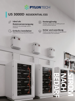 Pylontech US3000D 48 V LiFePO4-Batteriemodul mit 3,55 kWh