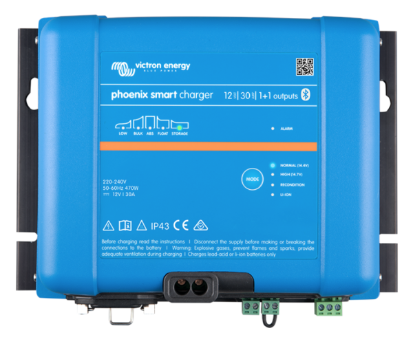Victron Phoenix Smart IP43 Charger 12/30 (1+1) 120-240 V