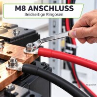 Offgridtec 1m Batteriekabel 95mm² M8 schwarz / rot