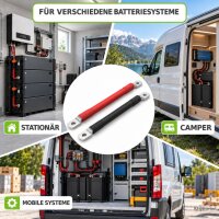 Offgridtec 1m Batteriekabel 95mm² M8 schwarz / rot