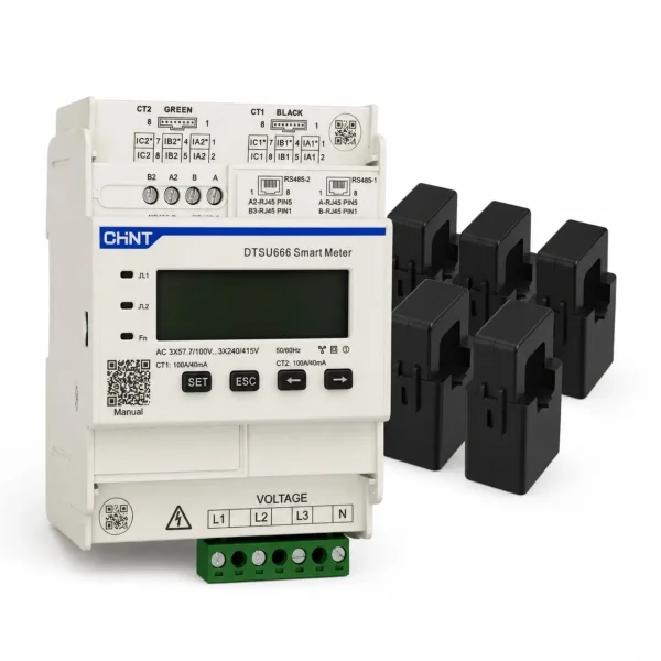 Growatt TPM-6CTA-C-100 Stromzähler 3-phasig 100A Smart Meter RS485