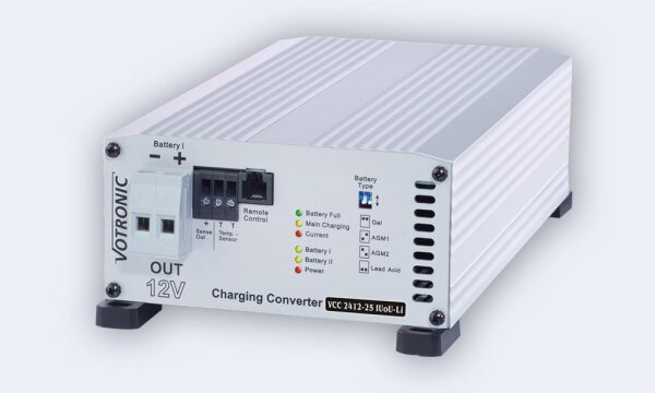 VOTRONIC 3314 VCC 2412-25 IUoU-Li 24V/12V galvanisch isoliert Ladewandler / B2B / Ladebooster