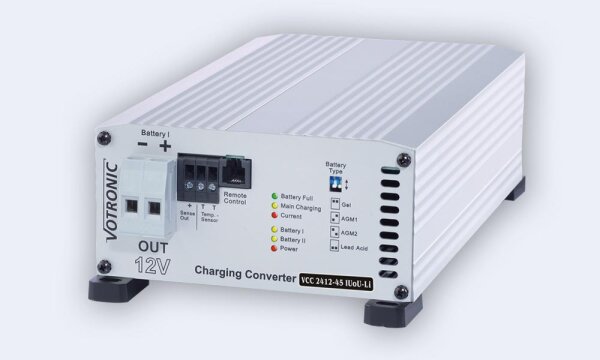 VOTRONIC 3315 VCC 2412-45 IUoU-Li 24V/12V Galvanically Isolated B2B / Charging Converter / Charging Booster