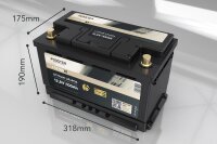 FORSTER 100Ah 12.8V LiFePO4 Premium under-seat battery VWT6 | 200A-BMS-2.1 | Ducato Ford PSA | IP67